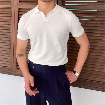 OLD MONEY Polo con Scollo a V